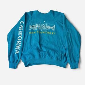 80s San Francisco Crewneck Sweatshirt Men's L